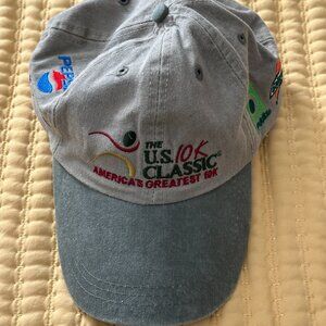 U.S. 10K Classic Marathon Hat Tan and Green Dad Hat